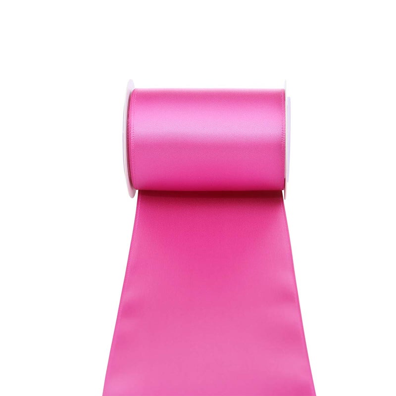 Ribbonitlux 3"" Wide Double Face Satin Ribbon 5 Yards (183-Garden Rose)  Set for Gift Wrapping  Party Decor  Sewing Applications  Wedding and Craft - Image 3